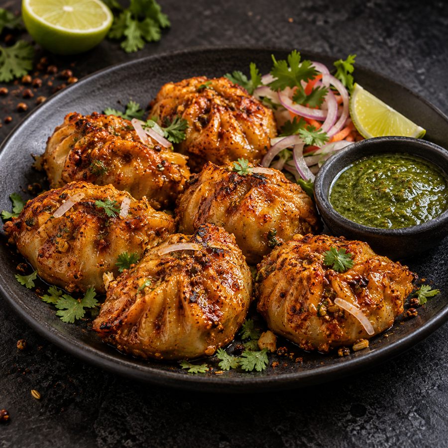 Veg Achaari Momos