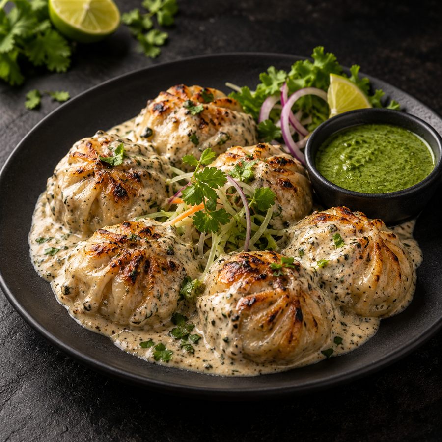 Veg Afghani Momos